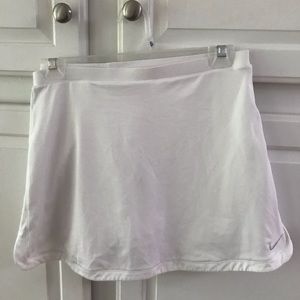 White Nike Drifit Tennis Skirt